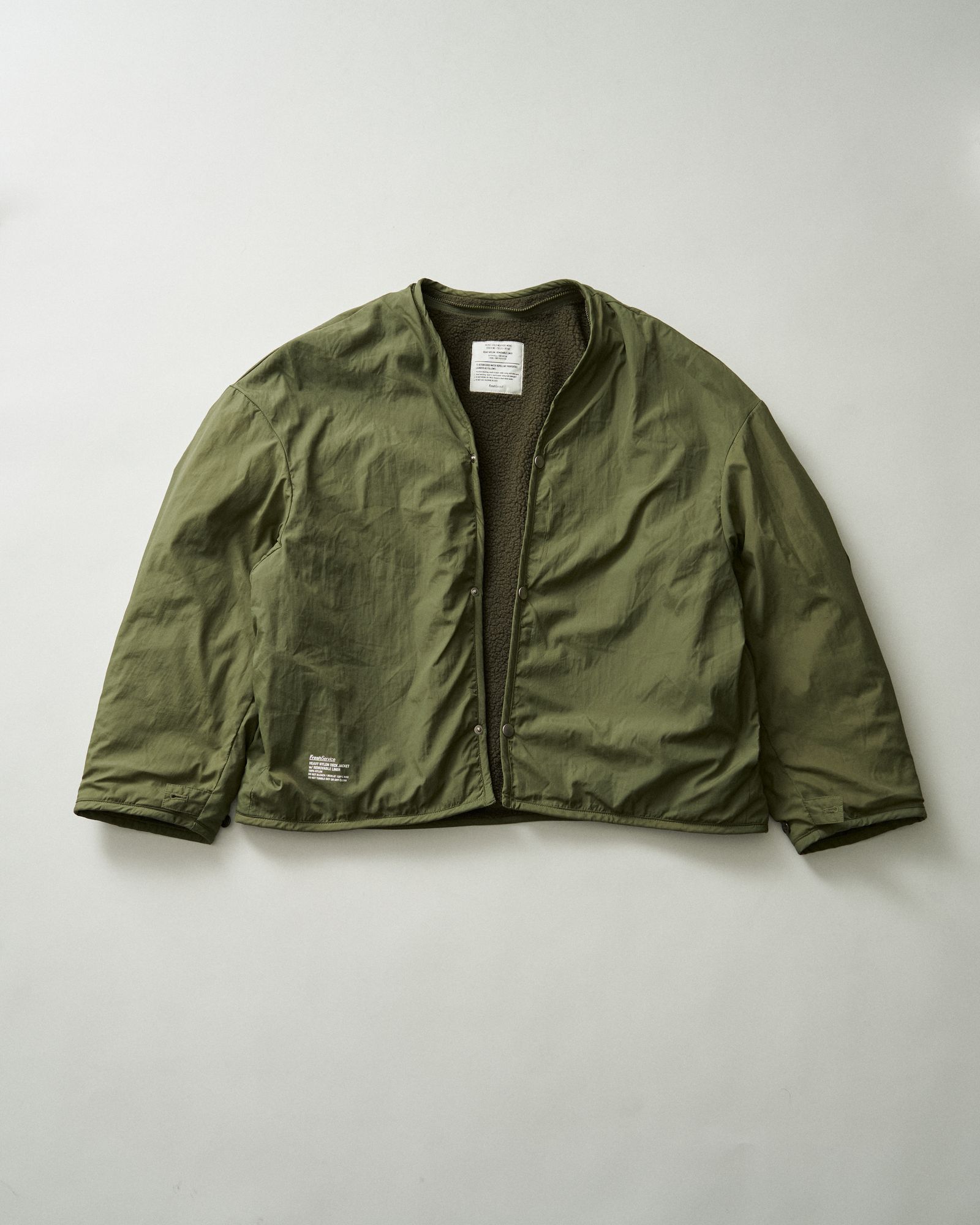 フレッシュサービス HEAVY NYLON DECK JACKET (FSC253-30140)OLIVE DRAB★10月11日(土)発売！