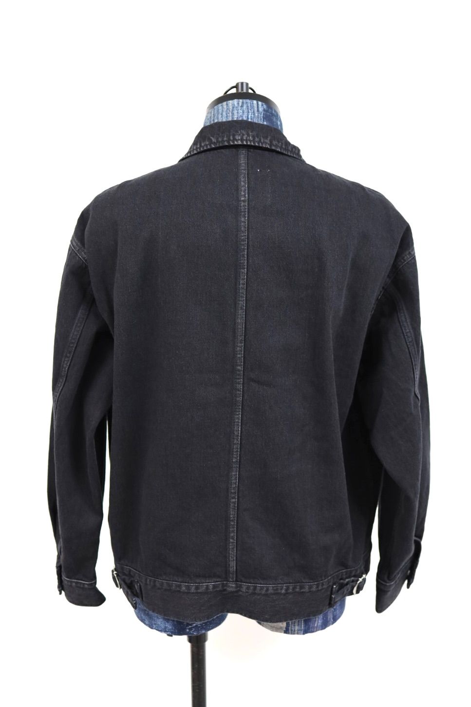 グラフペーパー Selvage Denim Zip Jacket(GU261-20056DB) BLACK_DARK FADE★1月24日(土)発売！