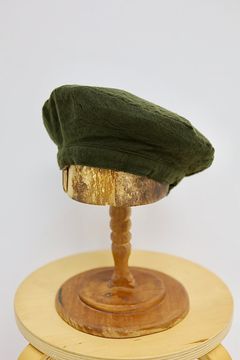 ヨウジヤマモト 縮絨アジャストベレー帽(MK-H93-102)KHAKI☆新作発売！