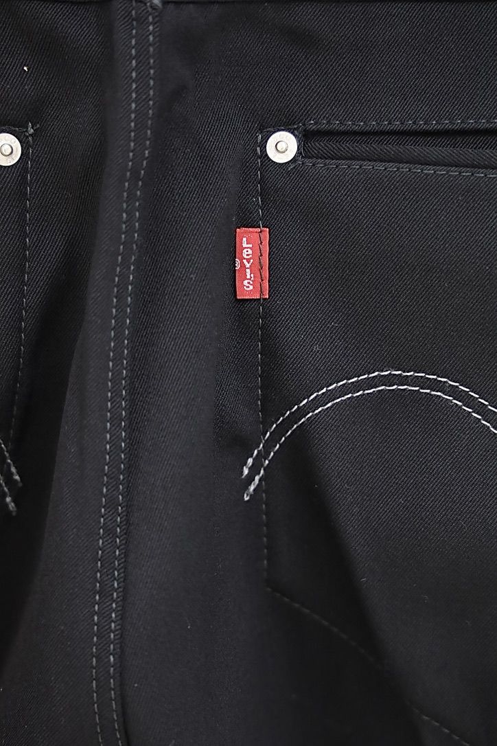ジュンヤワタナベマン 26FW Levi's Wネーム ウールサージパンツ(WR-P201-051)BLACK☆8月7日(金)発売！