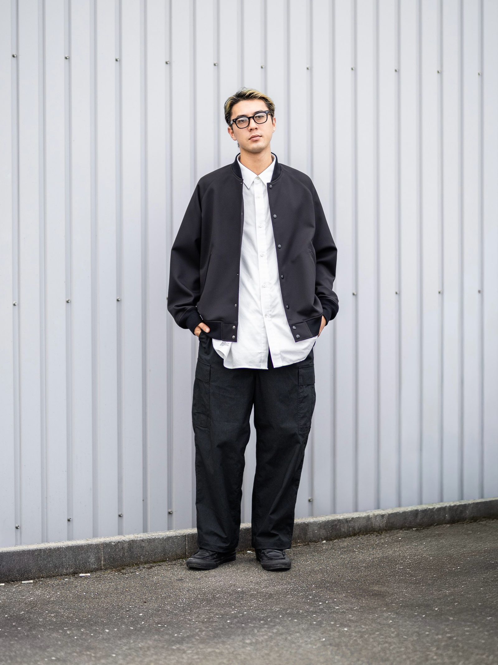 FreshService DOWN FABRIC VARSITY JACKET(BLACK)10月24日(土)新作発売！