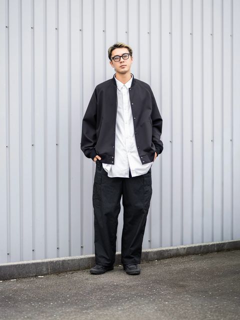 FreshService DOWN FABRIC VARSITY JACKET(BLACK)10月24日(土)新作発売！