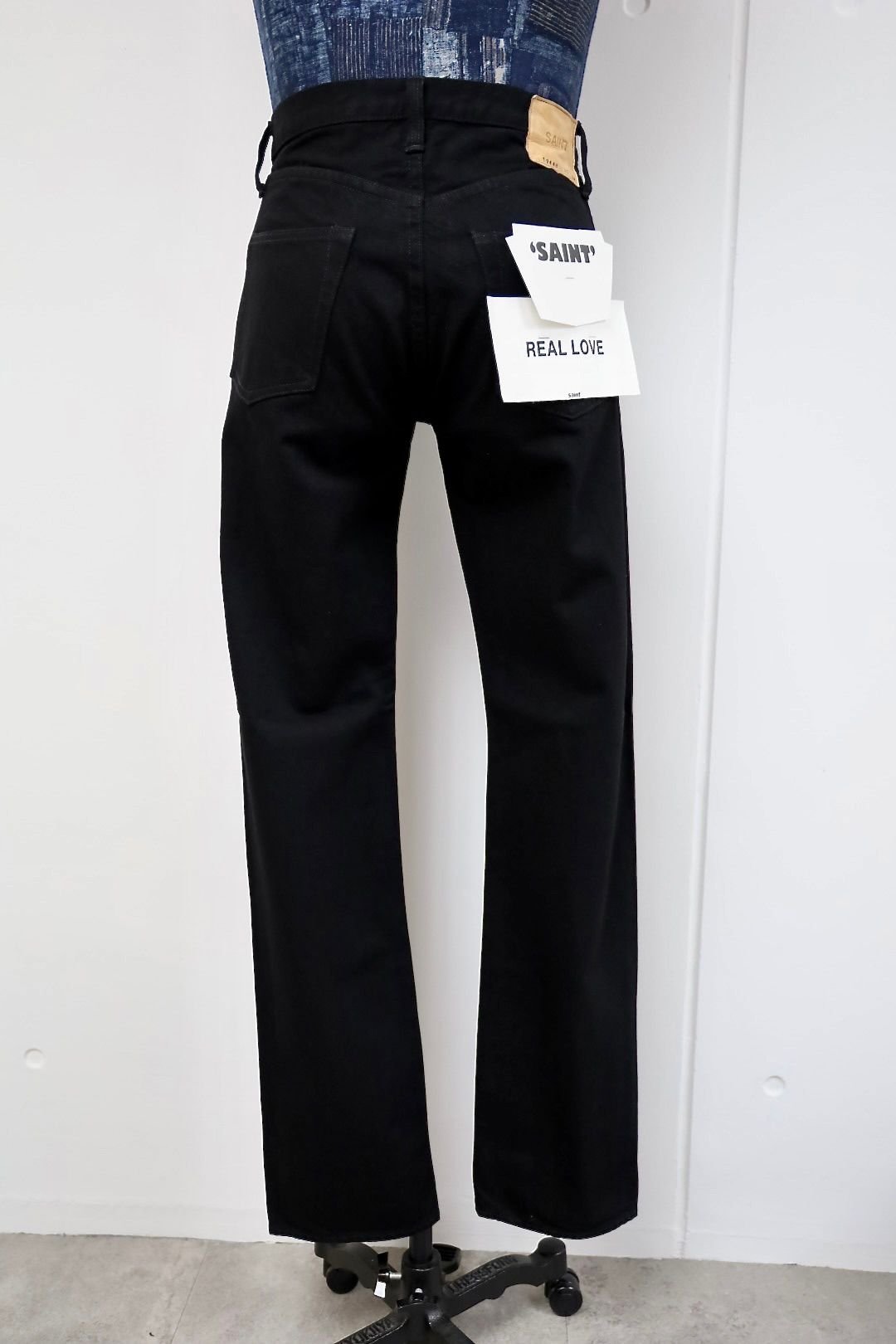 セントマイケル 26SS BLACK DENIM PANTS/STRAIGHT (SM-MK8-0000-077)