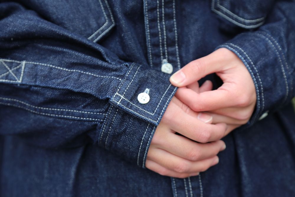 Graphpaper Denime Five Pocket Pants & Denime Regular Collar Shirt style 2020.12.14