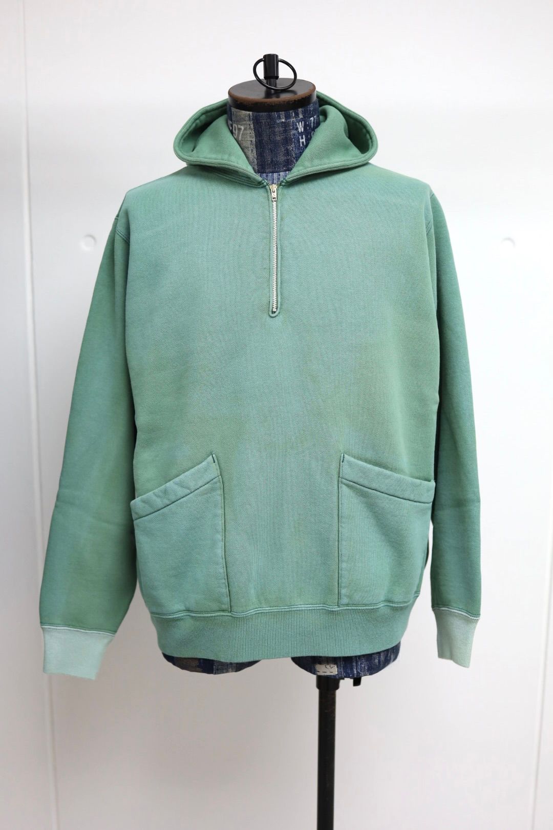 アプレッセ 2026 STYLE1 Vintage Sailor Hood Half Zip Sweatshirt (26SAP-05-13)GREEN☆1月24日(土)発売！