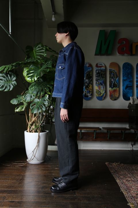 CIOTA 本藍スビンコットン13.5ozデニムGジャン(JKLM-101M-NIDBL-D) style.2021.8.22