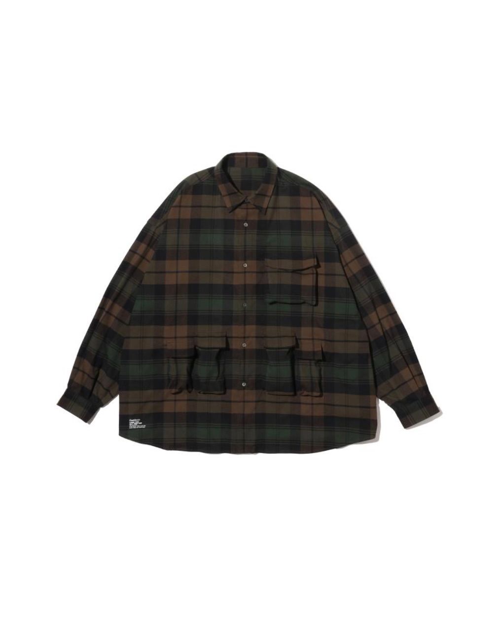 フレッシュサービス FLANNEL CHECK MULTI POCKET SHIRT(FSP254-50059)GREEN☆11月15日(土)発売！