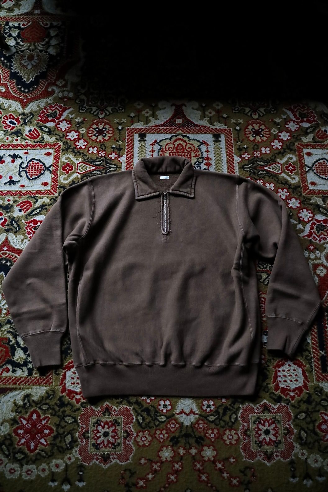 アプレッセ 2026 STYLE2 Vintage Half Zip Sweatshirt(26AAP-05-12)BROWN☆9月5日(土)発売！