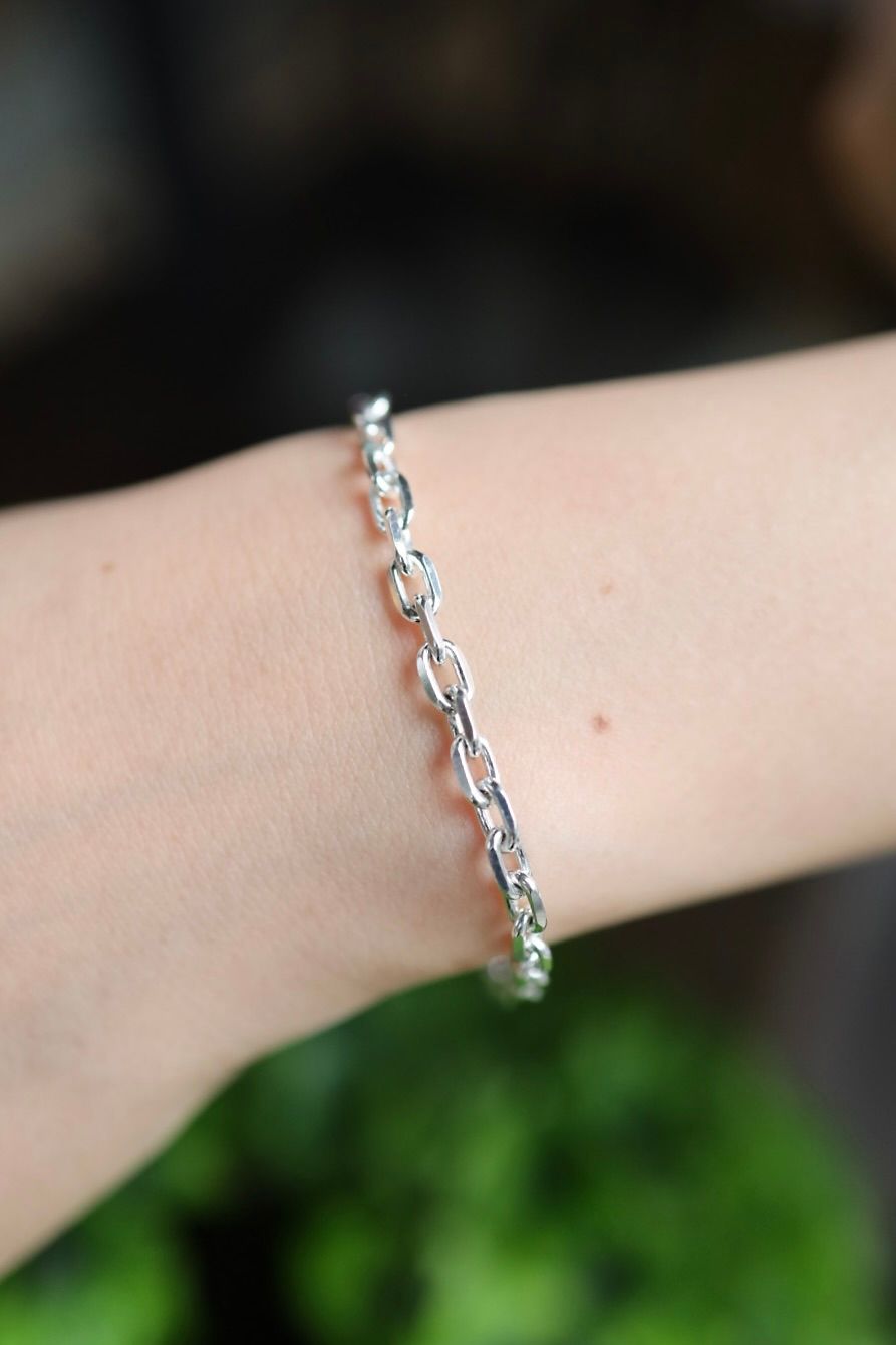 XOLO JEWELRY ブレスレット / Oval Cut Link Bracelet-4mm-(XOB117)☆再入荷！