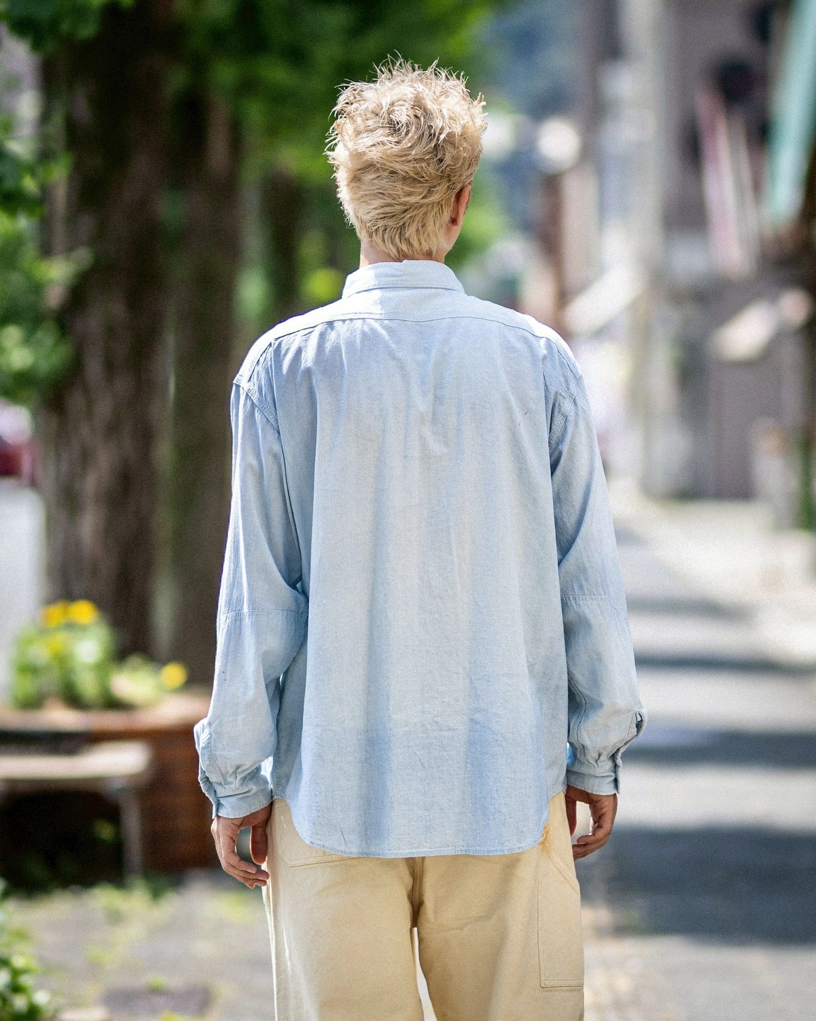 A.PRESSE - アプレッセ 2025 STYLE2 Vintage Chambray Shirts