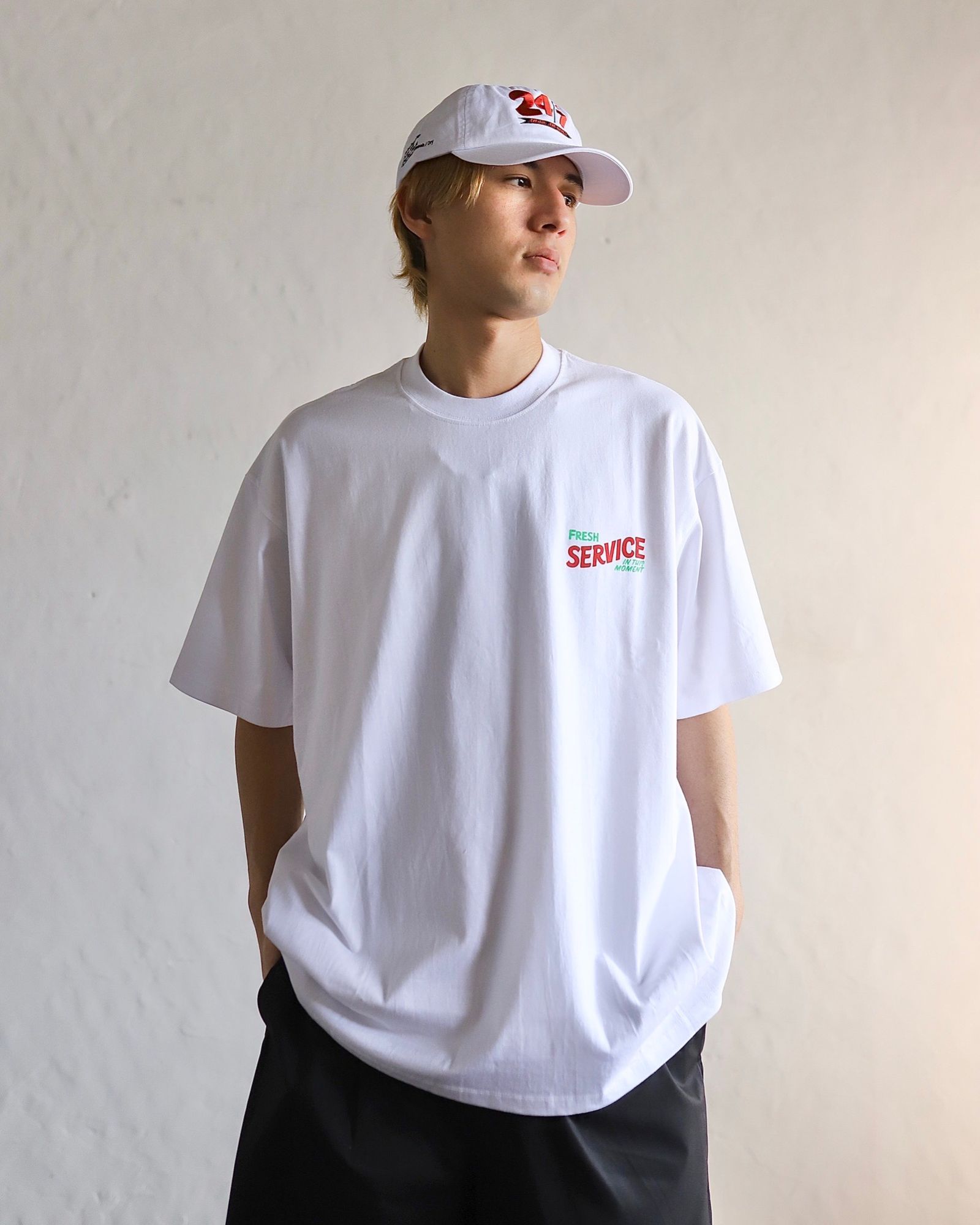 FreshService 24SS CORPORATE PRINTED S/S TEE "All Day All Night" style 2024.3.8