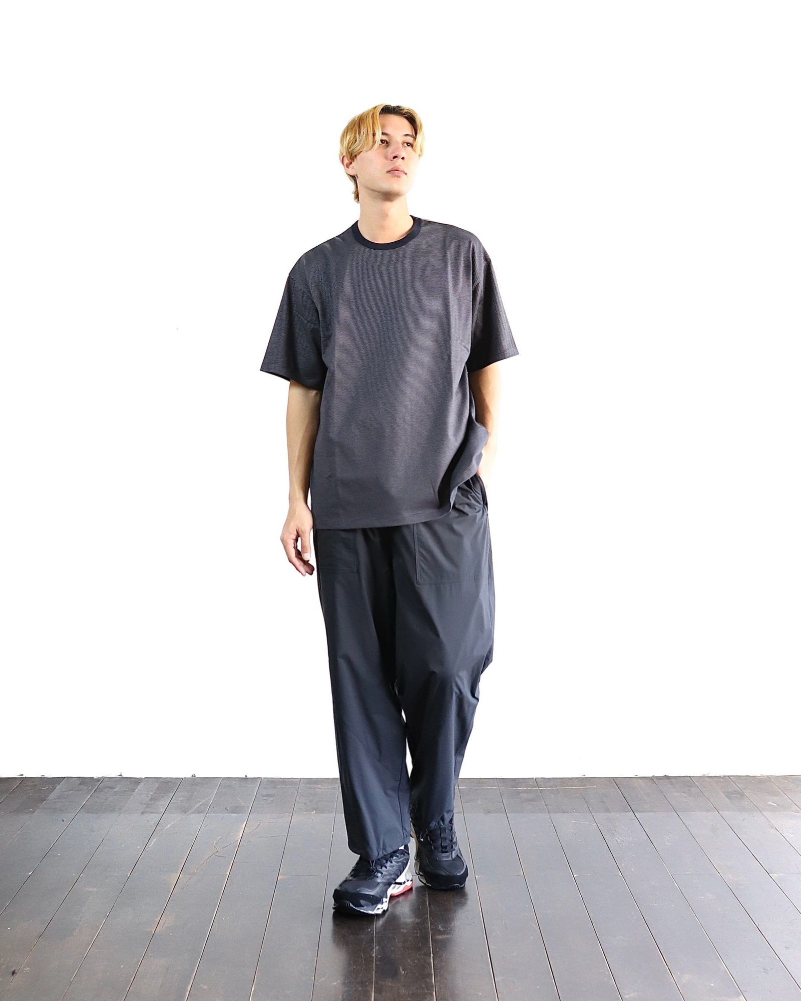 Graphpaper 24SS 新作Narrow Border S/S Tee style 2024.3.1 | 4315 | mark