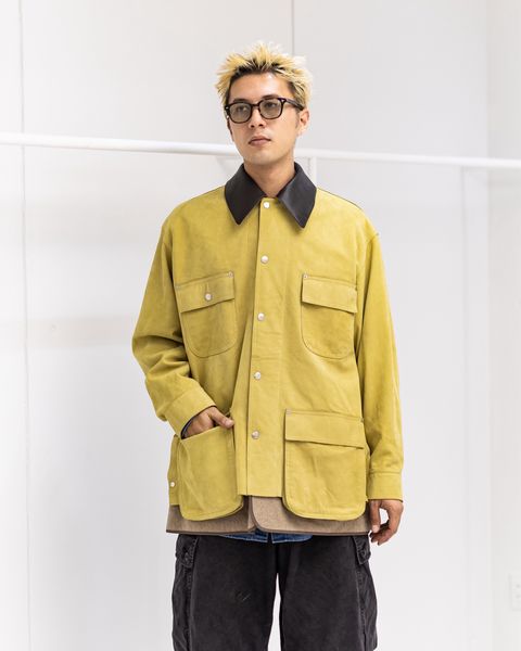 YOKE Nuback Leather Coverall Jacket (YELLOW BEIGE)10月11日(土)新作発売！