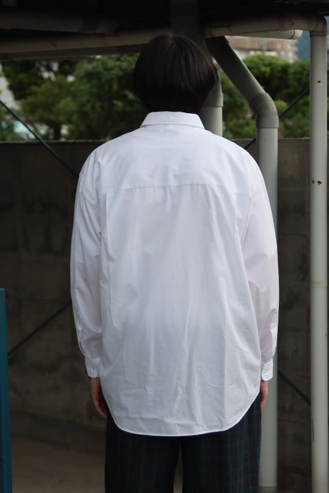 Graphpaper  Broad L/S Oversized Regular Collar Shirt style.2022.5.21