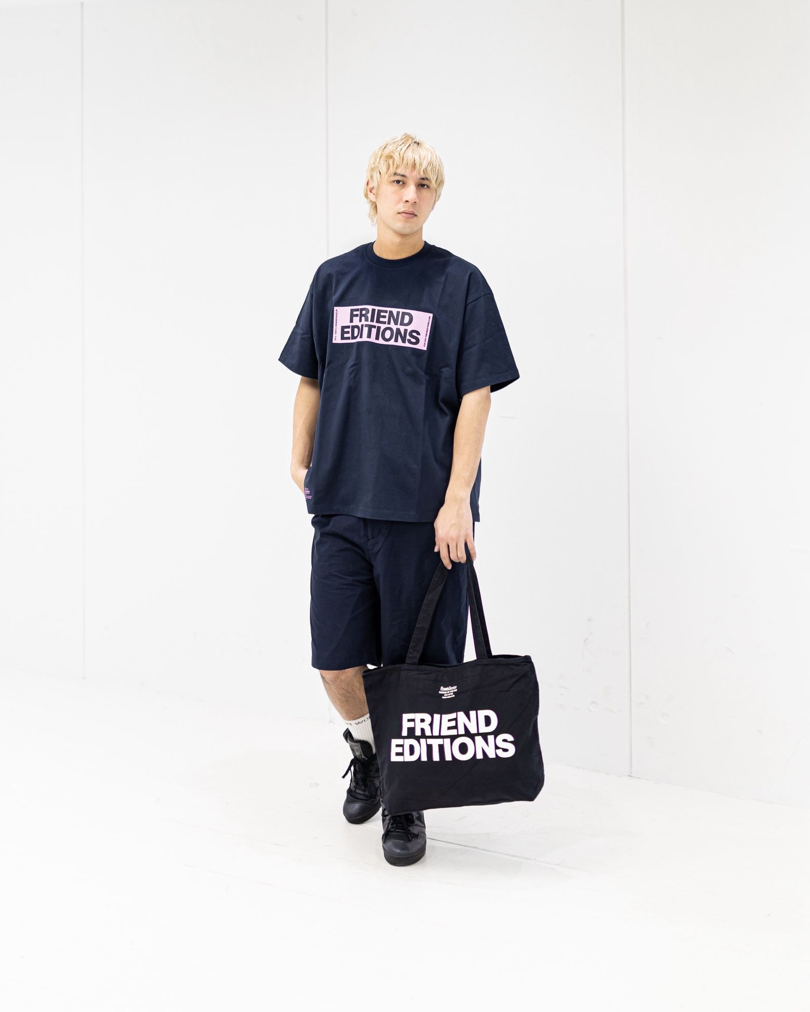 FreshService  FRIEND EDITIONS CORPORATE TEE "STICKER"(NAVY)新作発売！