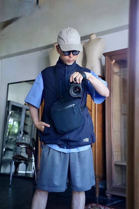 FreshService フレッシュサービス 26SS 空調服®︎ × FreshService "AIR COOLING VEST_Ver.2.0"スタイル