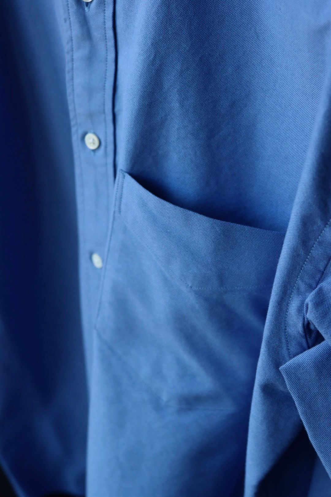 グラフペーパー24SS Oxford L/S B.D Box Shirt (GM241-50020B) SAX