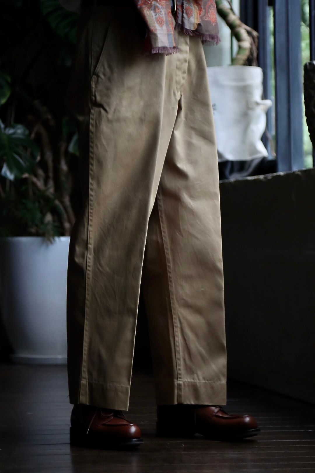 A.PRESSE アプレッセ22FW Vintage US ARMY Chino Trousersスタイル