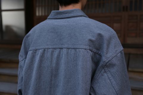 Graphpaper Colorfast Denim Blouson"GRAY"Style.2020.11.28.