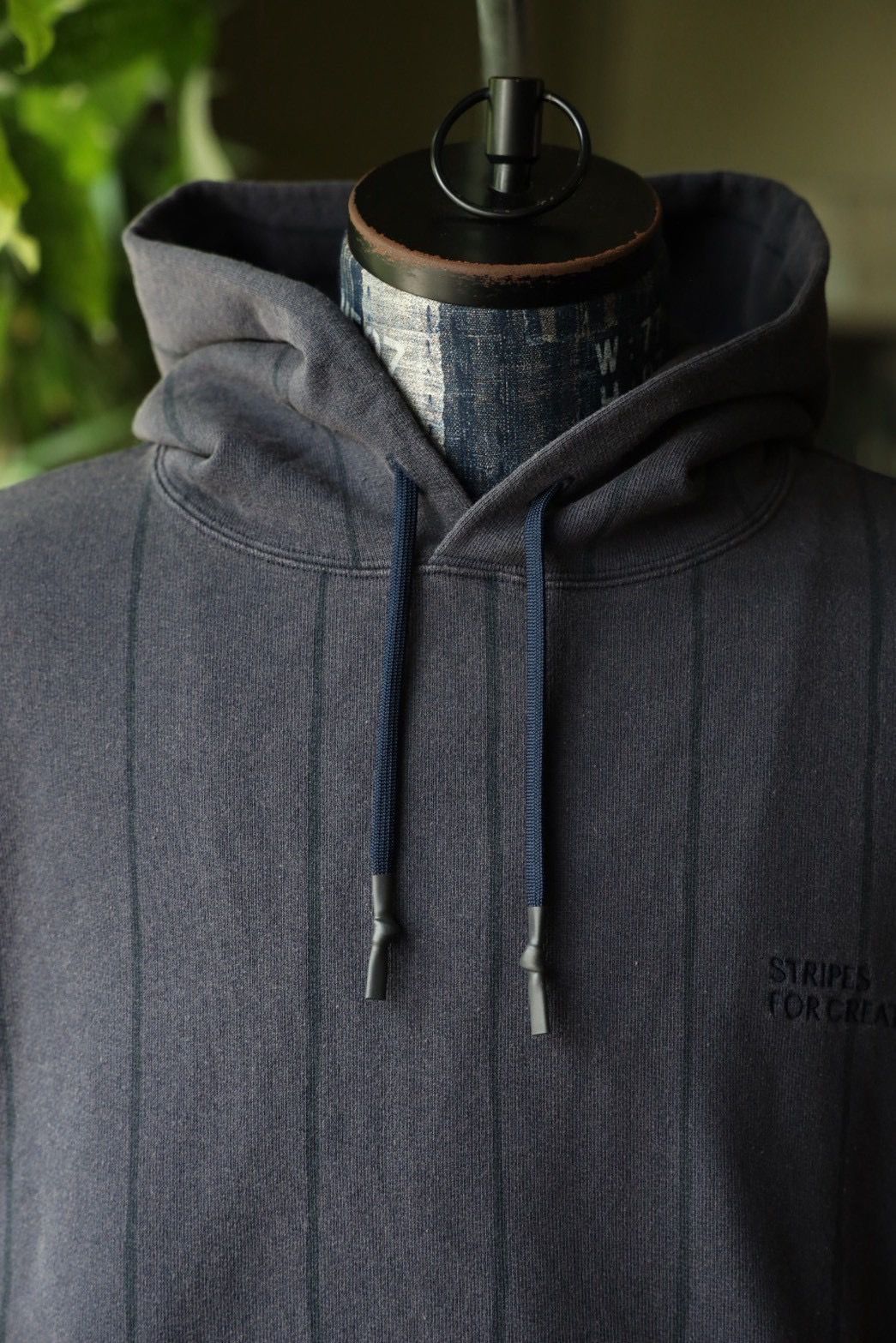 S.F.C 25FW エスエフシー STRIPE HOODY(DISCHARGED)(SFCFW25CS04)Navy☆9月20日(土)発売！