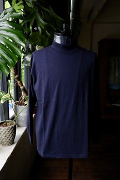 Cashmere Blend Turtle Neck L/S T-Shirt( 24AAP-05-01K)NAVY☆7月27日(土)発売！