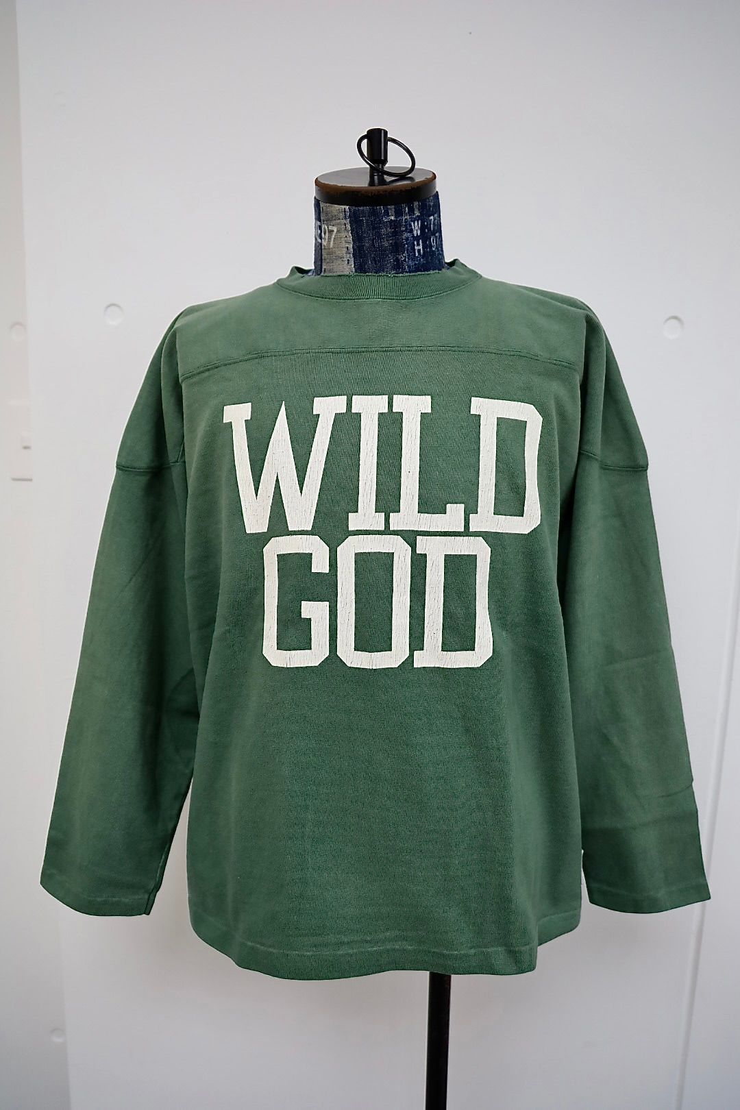 セントマイケル 26SS FOOTBALL SWEAT/WILD GOD (SM-MK8-0000-056)GREEN☆2月21日(土)10:00発売！