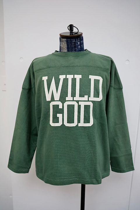セントマイケル 26SS FOOTBALL SWEAT/WILD GOD (SM-MK8-0000-056)GREEN☆2月21日(土)10:00発売！