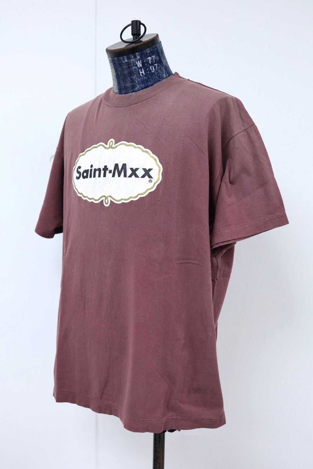 セントマイケル 26SS SAINT MXX_SS T-SHIRT(SM-MK8-0000-023)BURGUNDY☆4月29日(水)新作発売！