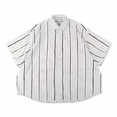 S.F.C 26SS エスエフシー COTTON STRIPE SS SHIRT(SFCSS26509)White☆5月9日(土)発売！