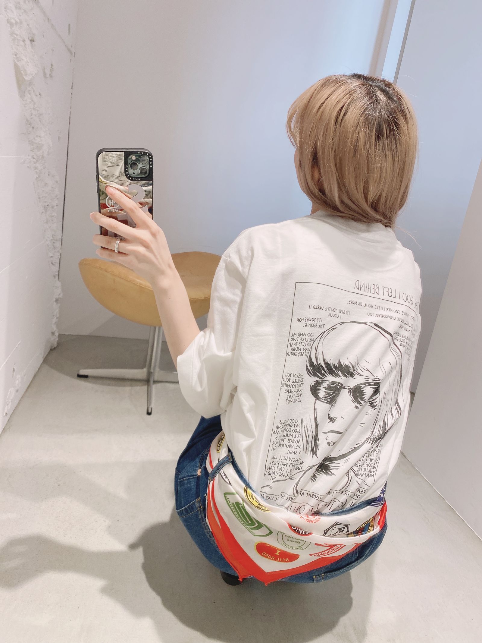 ブラームスルーツストック 新作Echo Print Tee STANDARD style.2024.4.13