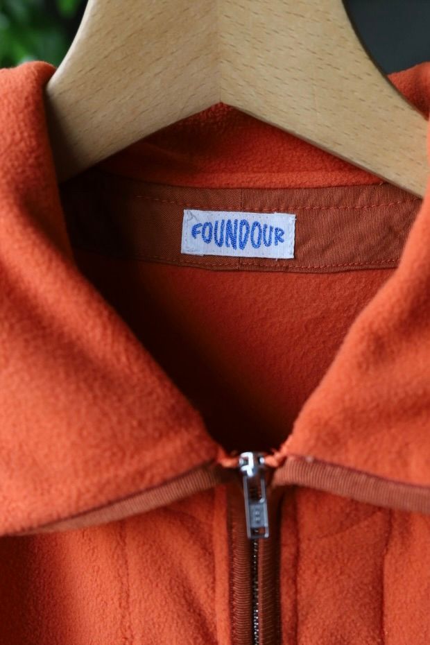 ファウンダ 25AW FLEECE ZIP BLOUSON(015FD252018)ORANGE⭐︎9月13日(土)新作発売！