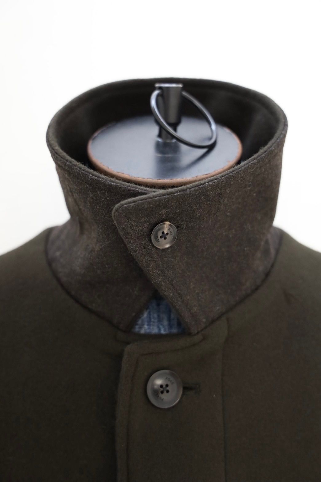 ヨーク 25FW Melton Big Balmaccan Coat(YK25FW01033C)BROWN☆10月11日(土)新作発売！