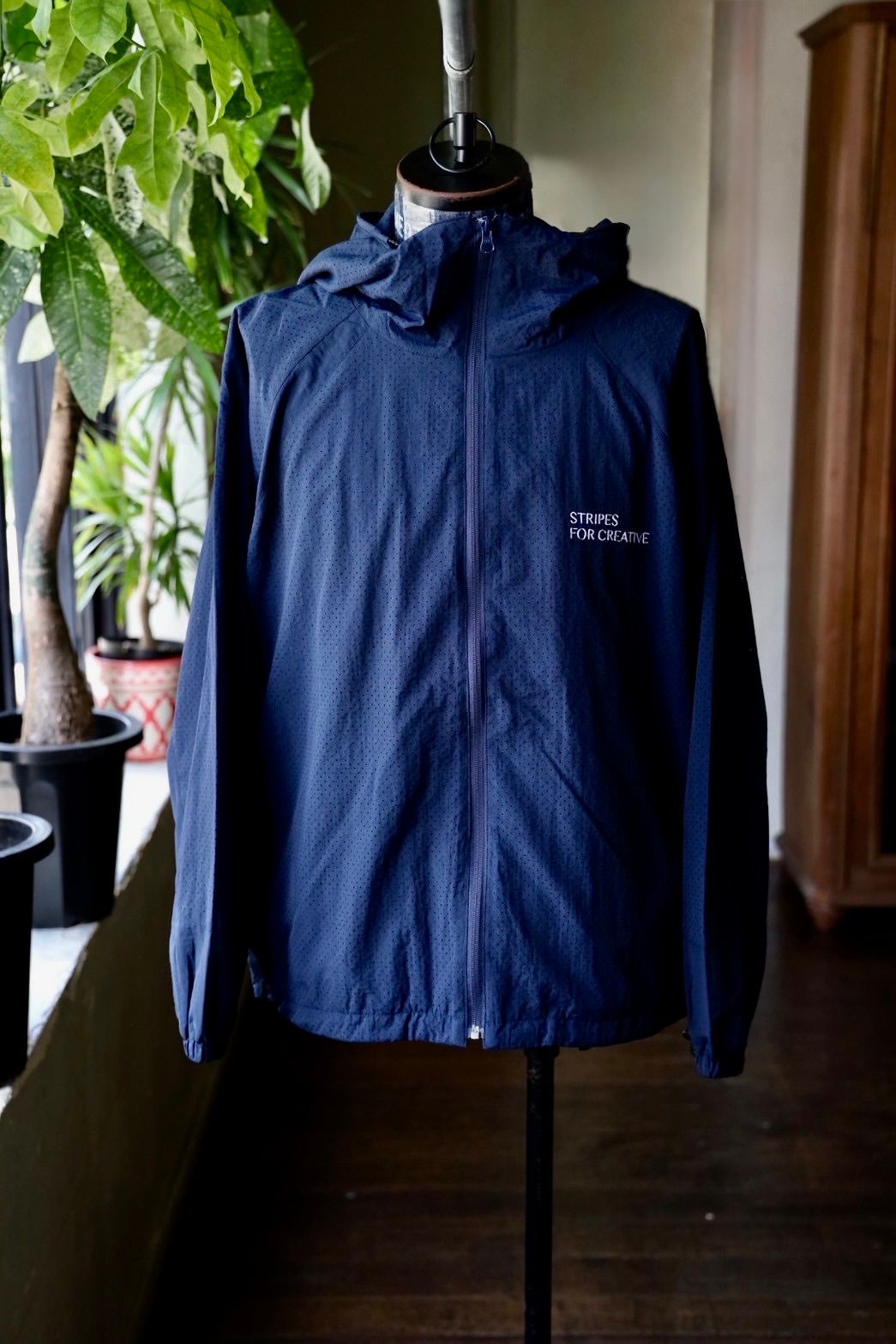 S.F.C 25FW エスエフシー PUNCHING NYLON HOODY(SFCFW25J05)Navy☆9月20日(土)発売！