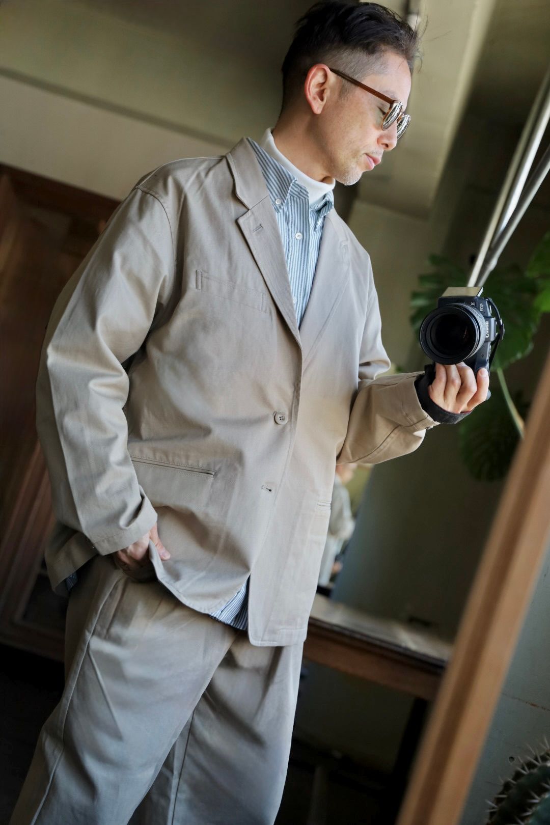 FreshService - フレッシュサービス DRY OXFORD CORPORATE L/S