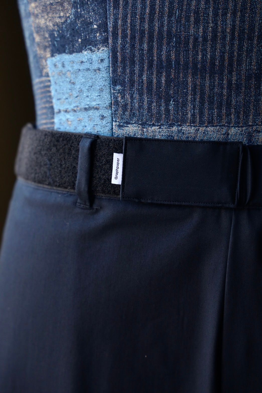 グラフペーパー Solotex Twill Wide Tapered Chef Pants(NAVY)