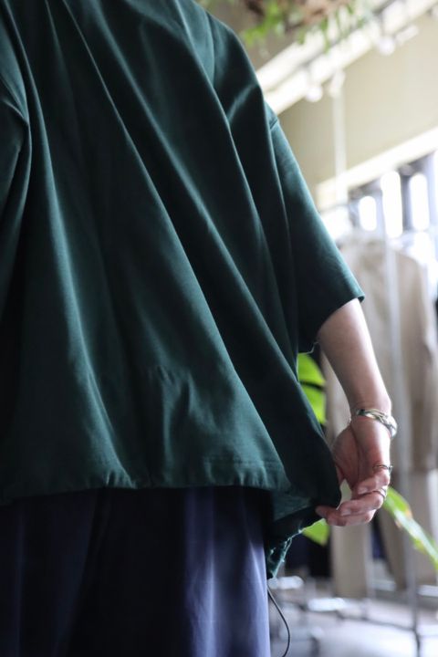 is-ness 22SS BALLOON T-SHIRT"GREEN"スタイル.2022.4.7.