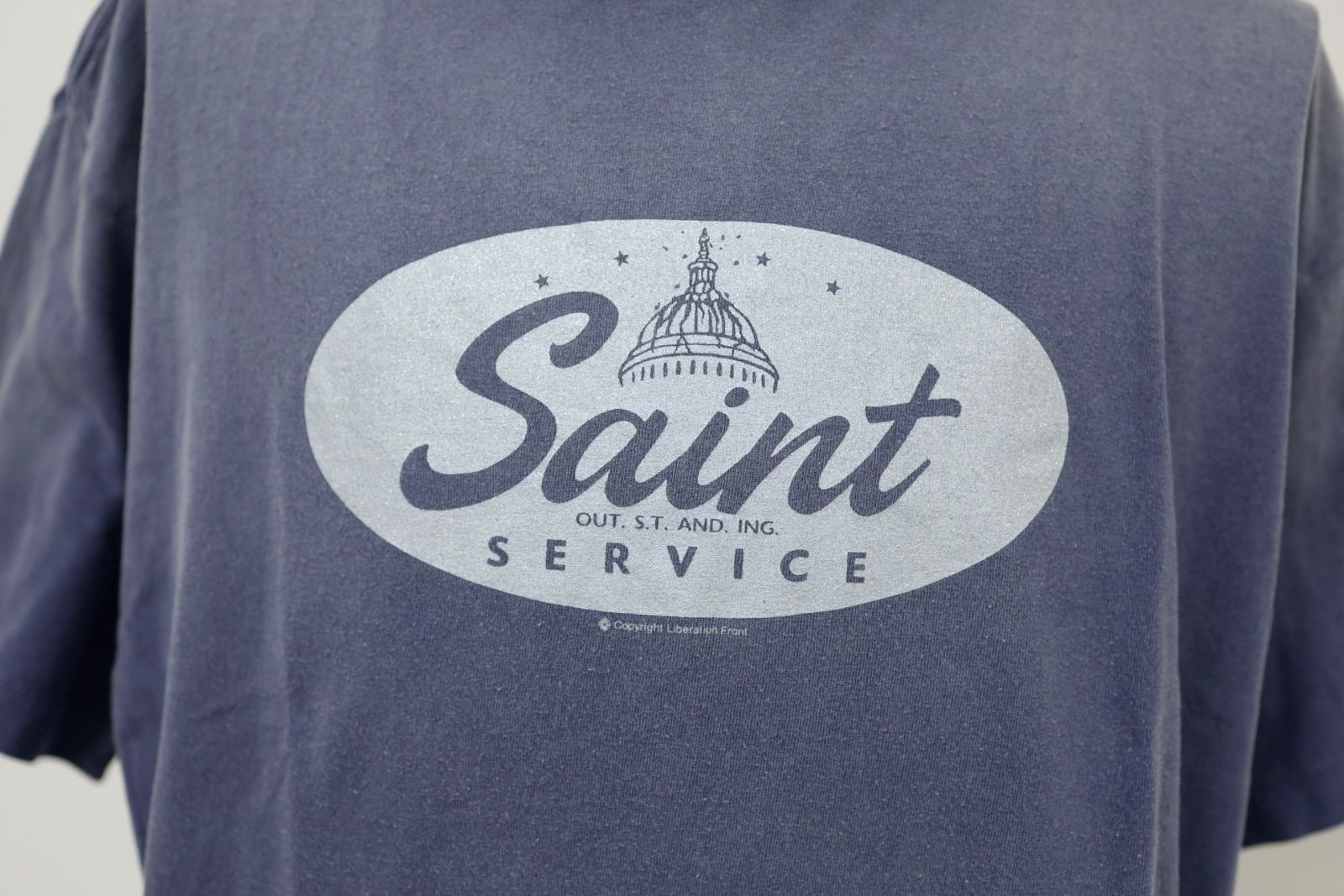セントマイケル 26SS SAINT SERVICE_SS T-SHIRT(SM-MK8-0000-020)NAVY☆4月29日(水)新作発売！