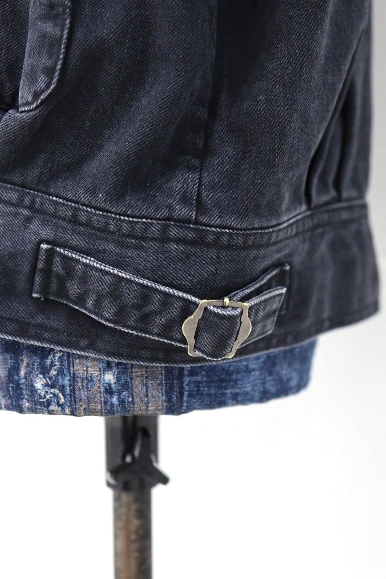 YOKE 26SS Cotton Denim Stand Collar Blouson(YK26SS01180B)BLACK☆4月11日(土)発売！