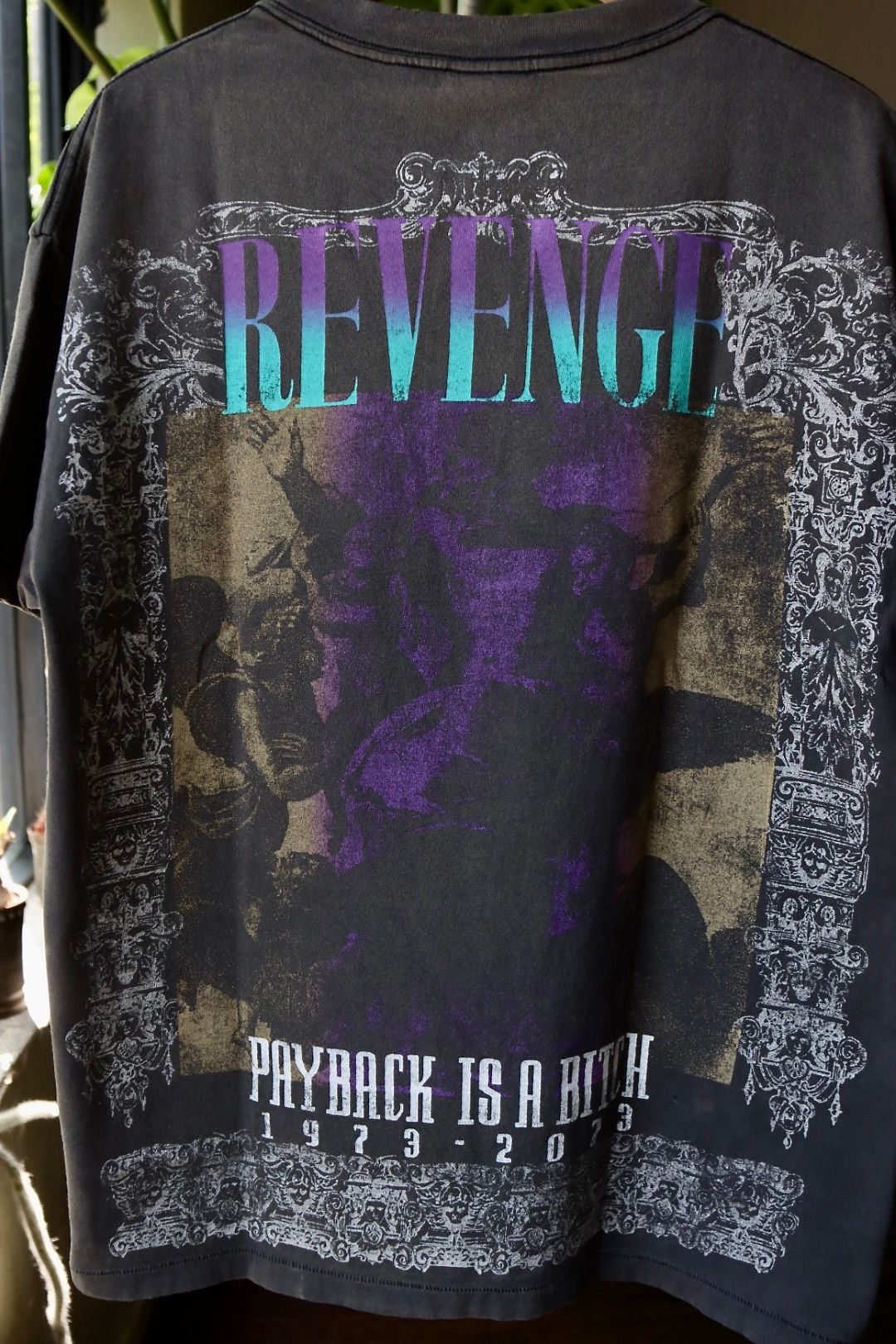 Lサイズ キムタク着用 セントマイケル ベルベルジン REVENGE Tシャツ