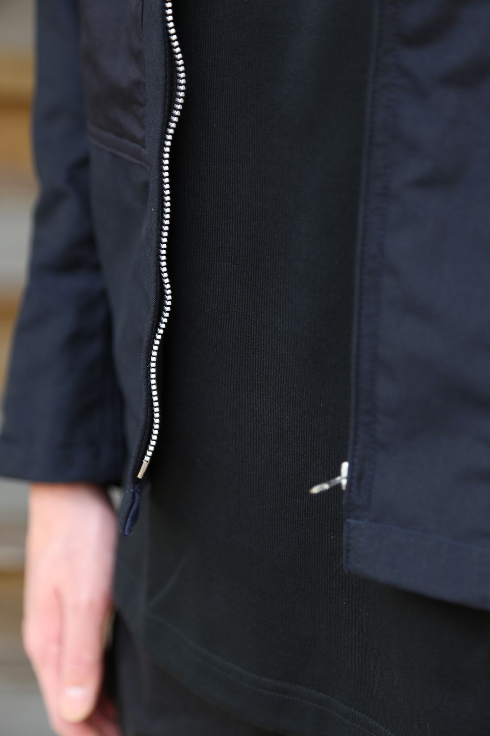 JUNYA WATANABE CDG MAN ウールラミートロ×ウールトロ×綿リネンカルゼブルゾン style.2021.3.7