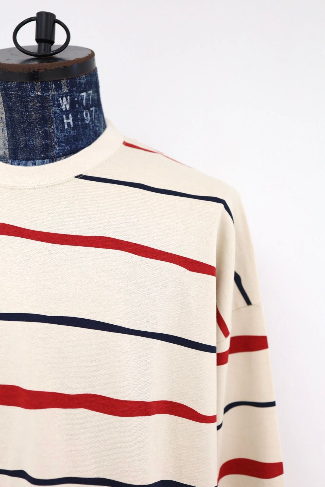 S.F.C 2026FW エスエフシー SUPER BIG STRIPE LS TEE (W/DRAWSTRINGS) (SFCFW26CS07)Beige☆10月17日(土)発売！