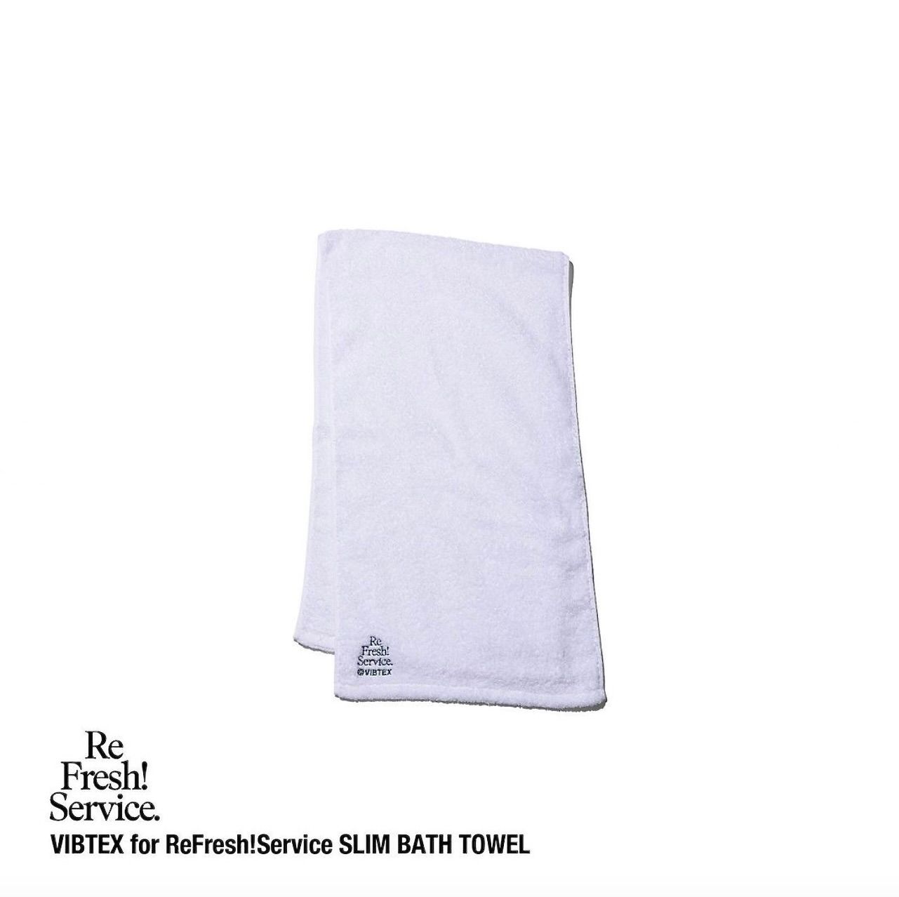 FreshService - ReFresh!Service.BATH TOWEL(FSW-23-AC_277)WHITE☆12