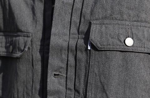 Graphpaper Colorfast Denim Blouson"GRAY"style.9.22.