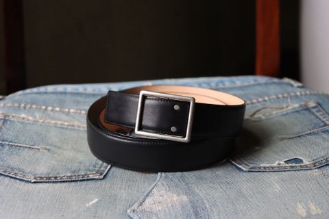 グラフペーパー レザーベルト Holeless Leather Classic Belt(BLACK)