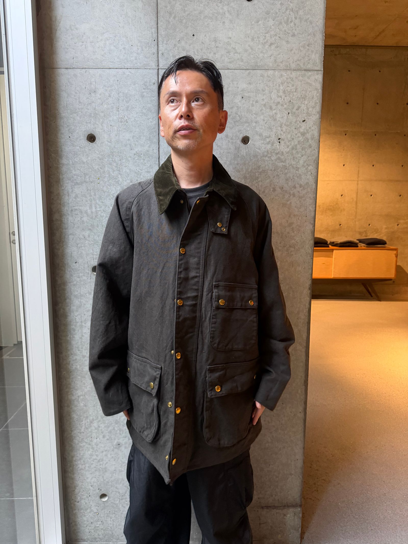 アプレッセ 2026 STYLE2 Vintage Silk Hemp Riding Oiled Jacket(26AAP-01-32)OLIVE☆8月8日(土)発売！