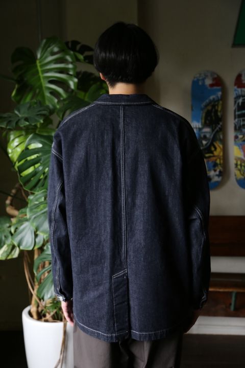 CIOTA for Graphpaper Suvin Cotton Denim Jacket(GM213-20238) style.2021.8.22