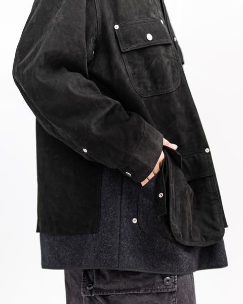 YOKE Nuback Leather Coverall Jacket (BLACK)10月11日(土)新作発売！