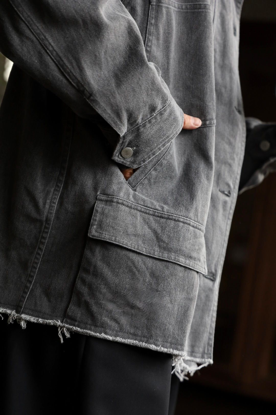 yoke 25ss新作 カバーオール COVERALL ヨーク YOKE - ヨーク25SS カバーオールCOTTON CUT-OFF COVERALL JACKET