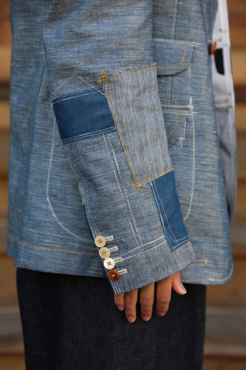 JUNYA WATANABE COMME des GARCONS MAN 綿リネンデニムジャケット(WG-J007-051) style. 2021.04.05.