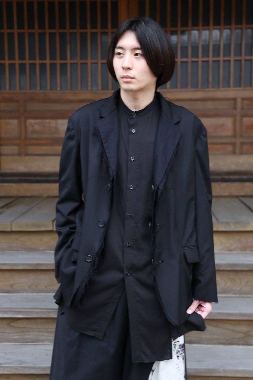 Yohji Yamamoto pour Homme 2020AW 新作 M-3BS 重ねST止レイヤード